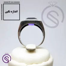 انگشتر آمیتیست مدل مایکل