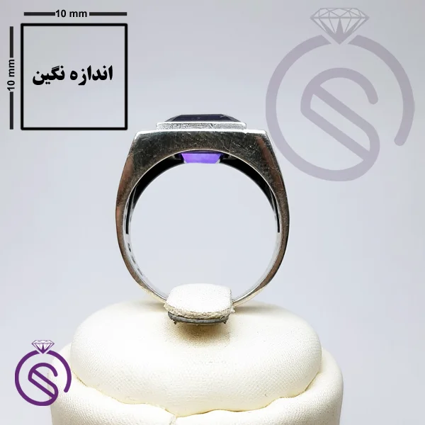 انگشتر آمیتیست مدل مایکل