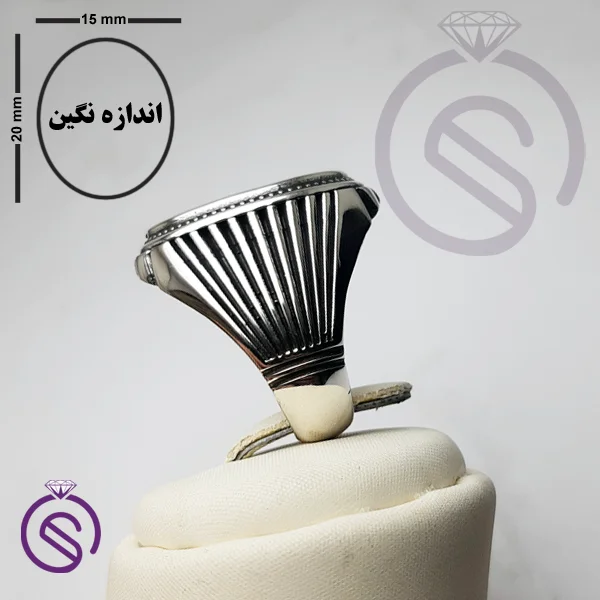 رکاب انگشتر نقره مدل آیدین