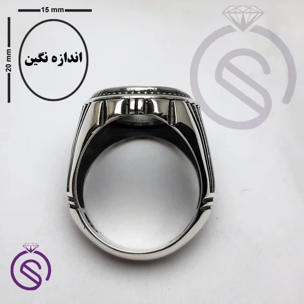 رکاب انگشتر نقره مدل آیدین