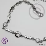دستبند نقره زنانه مدل بینا دستبند نقره زنانه مدل بینا