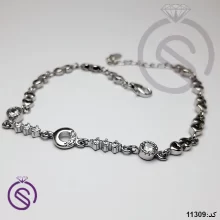 دستبند نقره زنانه مدل بینا
