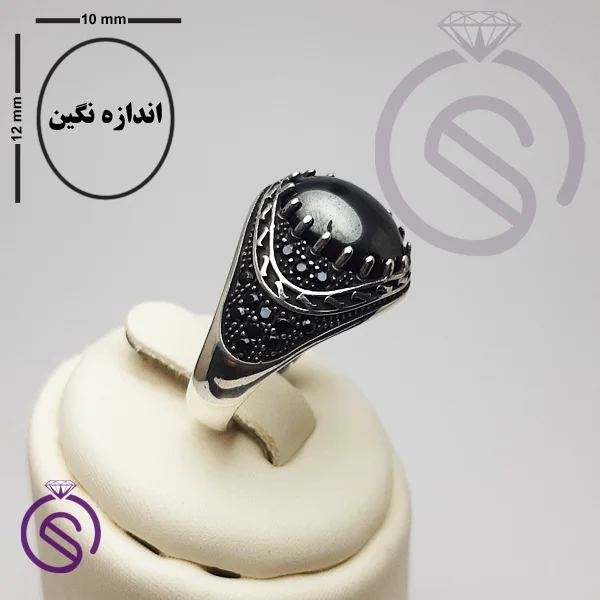 انگشتر حدید مدل چارلز