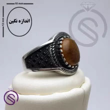 انگشتر چشم ببر مدل دیوید