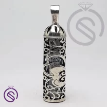 گردنبند نقره حرز مدل گلوریا کد 11429
