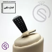 انگشتر نقره حدید مدل ایمان
