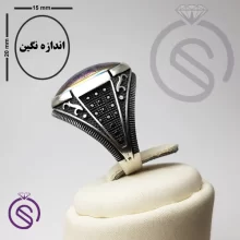 انگشتر حدید یا قائم آل محمد مدل ارشیا