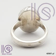 انگشتر نقره دستساز عقیق یمنی کد 42507