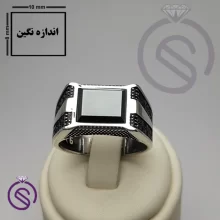 انگشتر حدید مدل کریستوفر