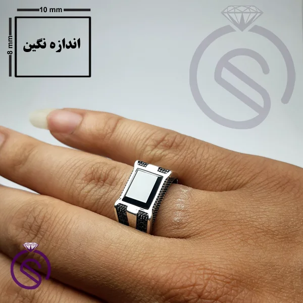 انگشتر حدید مدل کریستوفر