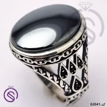 انگشتر نقره حدید مردانه مدل یاشار
