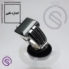 انگشتر حدید مدل هرمس