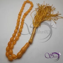 13269تسبیح کهربا عسلی کد 42503