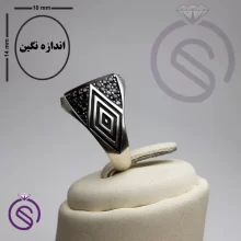 انگشتر عقیق قرمز مدل هورام
