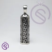 14842گردنبند نقره حرز امام جواد مدل ورساچه کد 13707
