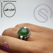 انگشتر یشم مدل نشان