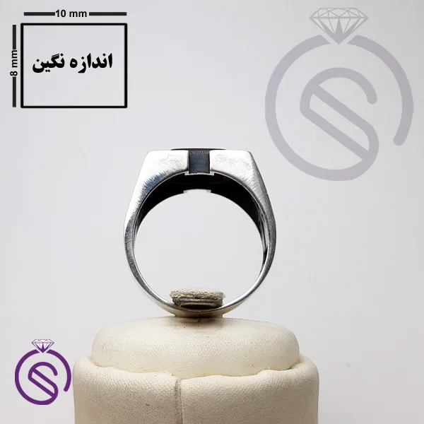 انگشتر نقره عقیق قرمز مردانه مدل داراب