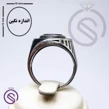 انگشتر نقره عقیق قرمز مردانه مدل فرشاد
