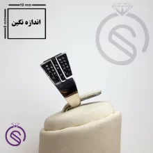 رکاب انگشتر نقره مردانه مدل داراب