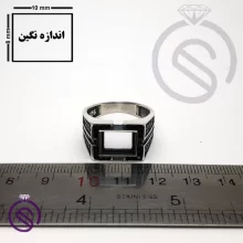 رکاب انگشتر نقره مردانه مدل داراب