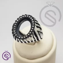 رکاب انگشتر نقره مردانه مدل هاکان کد 62544