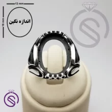 رکاب انگشتر نقره مردانه مدل ایرج
