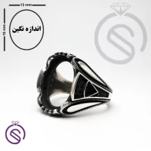 رکاب انگشتر نقره مردانه مدل ایرج