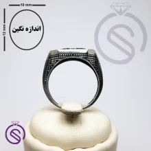 رکاب انگشترنقره مردانه مدل کاوه