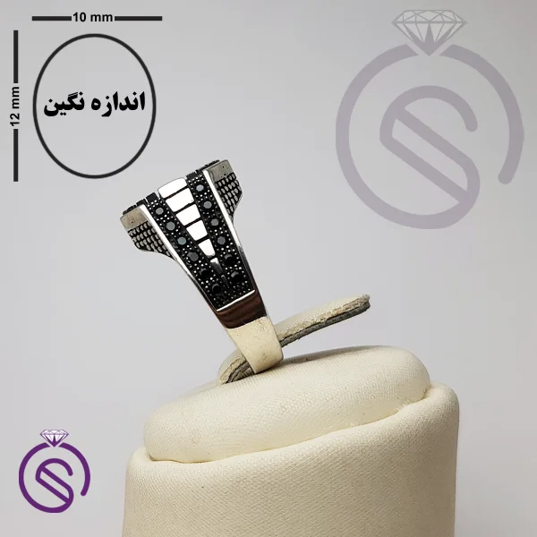 رکاب انگشترنقره مردانه مدل کاوه