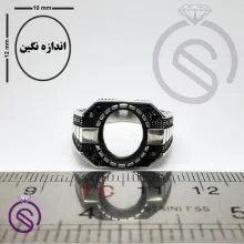 رکاب انگشترنقره مردانه مدل کاوه