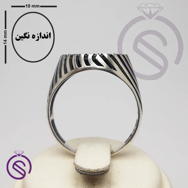 رکاب انگشتر نقره مردانه مدل کیان