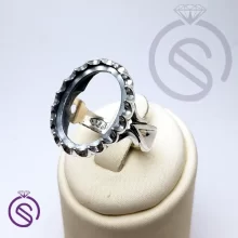رکاب انگشتر نقره مردانه کد 72109