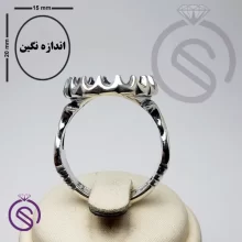 رکاب انگشتر نقره مردانه کد 72109