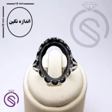 رکاب انگشتر نقره مردانه کد 72110