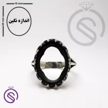 رکاب انگشتر نقره مردانه کد 72110