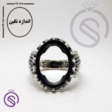 رکاب انگشتر نقره مردانه کد 72111