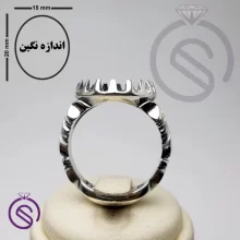 رکاب انگشتر نقره مردانه کد 72111