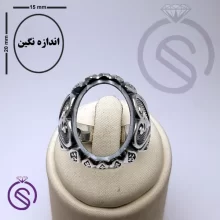 رکاب انگشتر نقره مردانه کد 72112