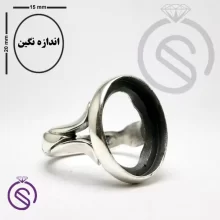رکاب انگشتر نقره مردانه کد 72113