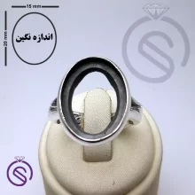 رکاب انگشتر نقره مردانه کد 72113