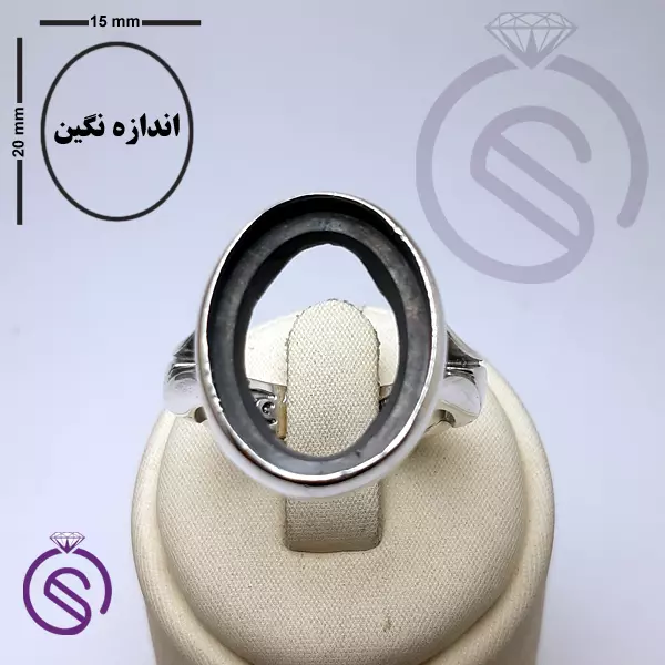 رکاب انگشتر نقره مردانه کد 72113
