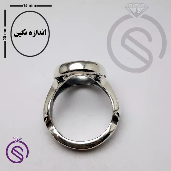 رکاب انگشتر نقره مردانه کد 72113