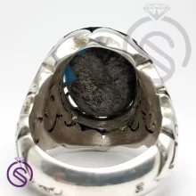 انگشتر نقره فیروزه مردانه مدل رئوف