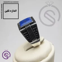انگشتر لاجورد مدل مایکل