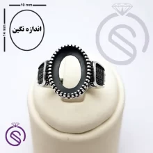 رکاب انگشترنقره مردانه مدل رامتین