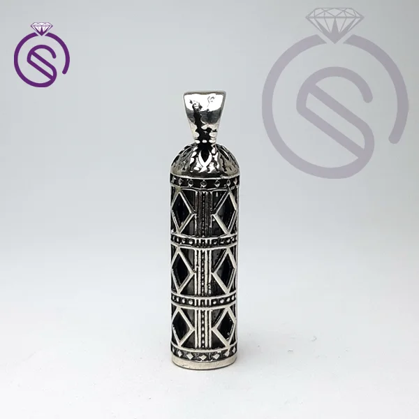 گردنبند نقره حرز مدل لوزی