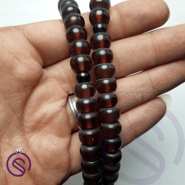تسبیح سندلوس 101 دانه قرمزتیره