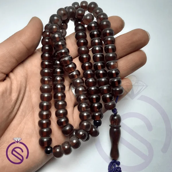 تسبیح سندلوس 101 دانه قرمزتیره