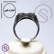 رکاب انگشتر نقره مردانه مدل شاهان