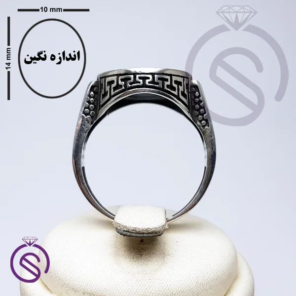 رکاب انگشتر نقره مردانه مدل شاهان
